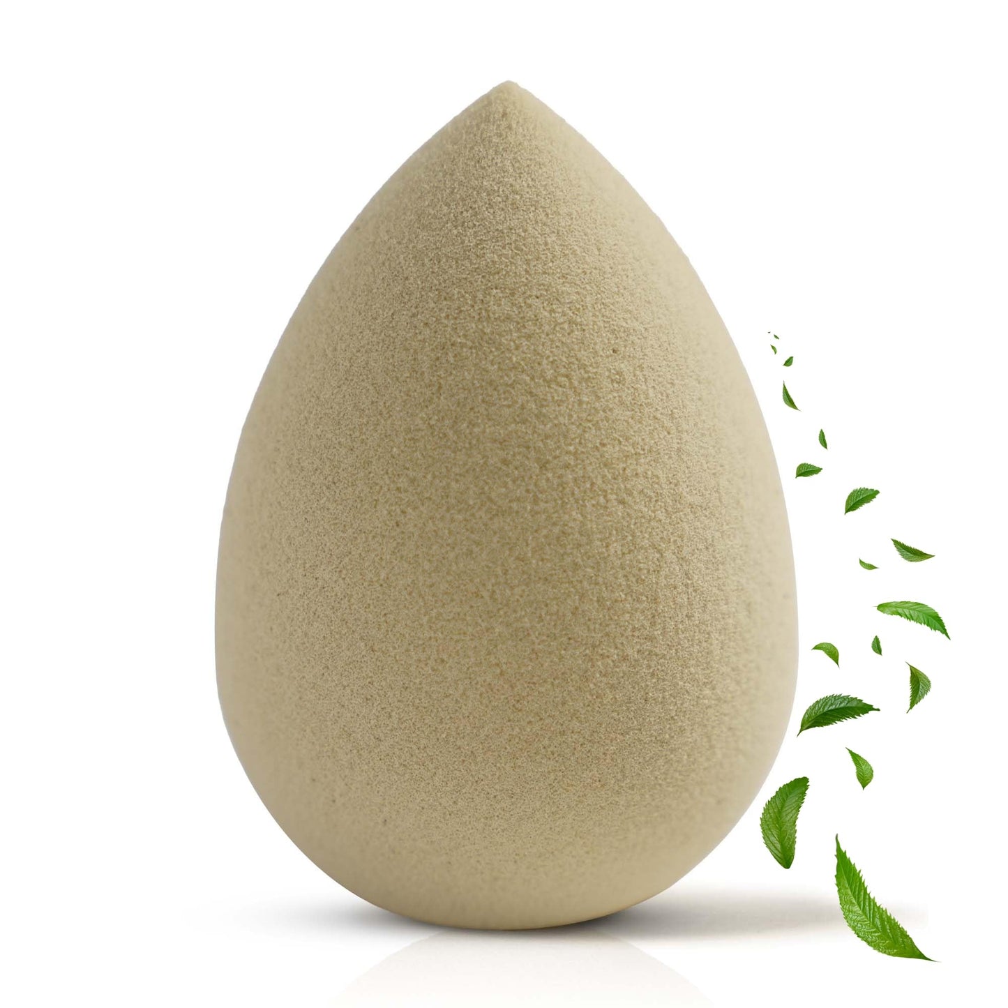 Bumfuzz Green Tea Beauty Sponge - Plant-Based, Eco-Friendly, Cruelty-Free, Dye-Free & Latex-Free Blender, Biodegradable & Vegan Makeup Sponge, Makeup Blender, Perfect for Liquid & Powder (1 Count)