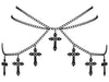 Sacina Gothic Cross Waist Chain & Belt - Emo, Punk, Grunge Accessories
