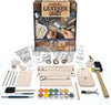 ArtSkills Leather Working Kit, Leather Tooling Kit with Tools, Leather Stamps, Leather for Crafts, Adult Project Kits, 80 pc