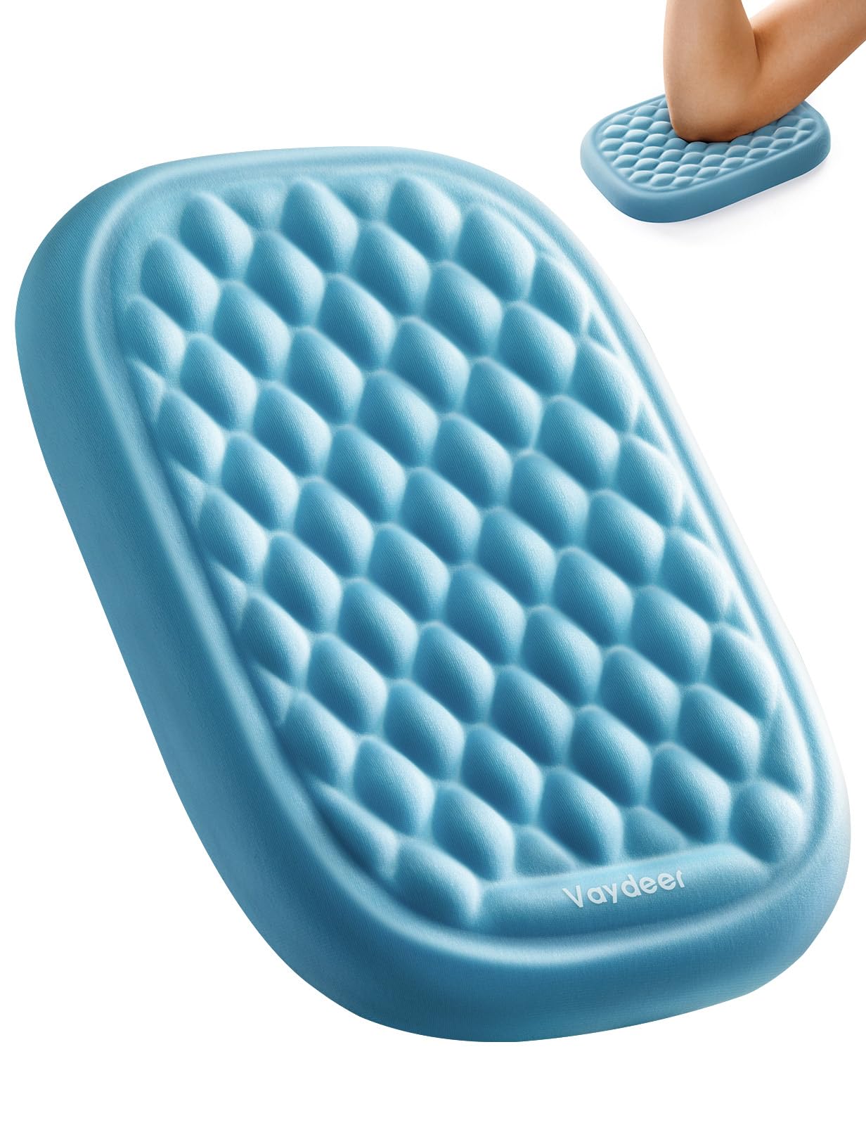 【Upgraded Larger and Thicker】Vaydeer Elbow Rest Pad 1pc, Desk Wrist Rest Memory Foam Armrest, Ergonomic Mouse Cushion Support, Wrist Pain Relief for Computer Laptop Working Typing Gaming Office Gadget