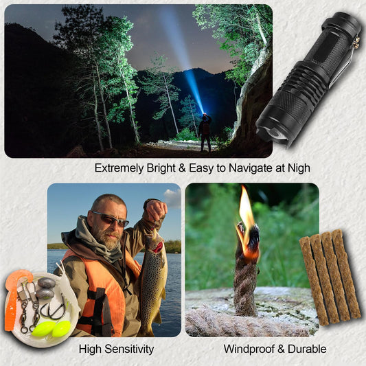 37 in 1 Survival Kit, Gifts for Men Dad Him Husband, Emergency Survival Gear, Fishing Hunting Birthday for Men, Survival Tools for Camping Essentials, Hunting, Hiking, Outdoor, Adventure