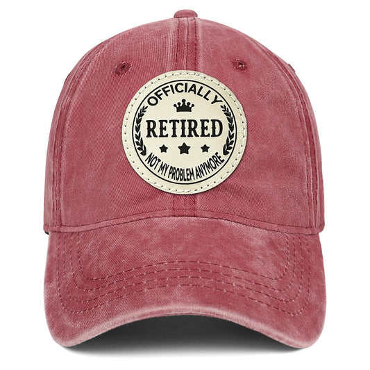 Retirement Gifts for Men Women 2025 Funny Retired Hat Retirement Party Decoration 100% Cotton Baseball Cap