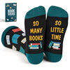VICRAZY Book Lovers Gifts - Funny Socks for Book Lovers - Gift for Readers - Reading Stuff, Stocking Stuffers for Men, Women