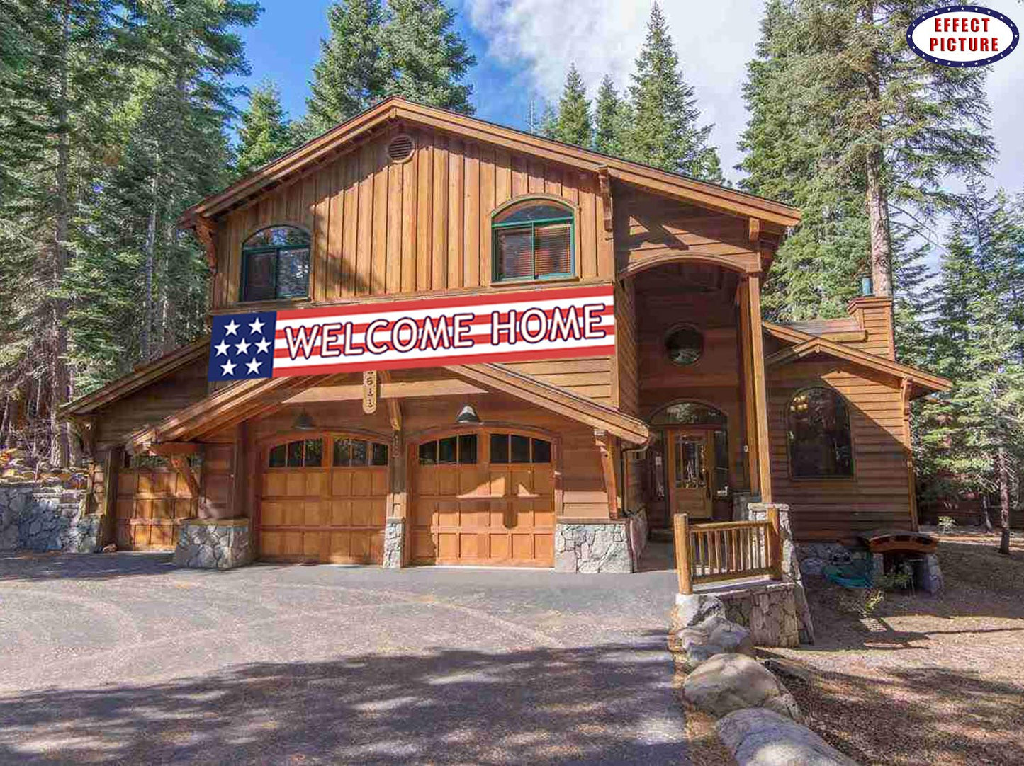 Silvima Welcome Home Banner | Deployment Returning Back Military Army Large Party Decorations