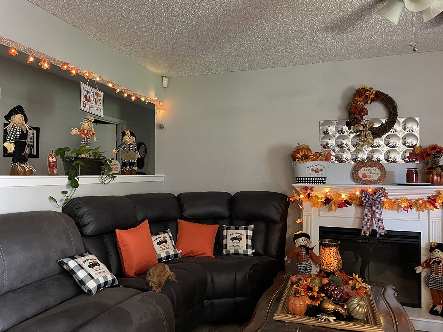 Thmyo 4-Pack 100% Cotton Comfortable Solid Decorative Throw Pillow Cases Fall Square Cushion Cover Pillowcases Sublimation Blank Halloween Thanksgiving DIY Throw Pillowcases(18x18inch/45x45cm,Orange)