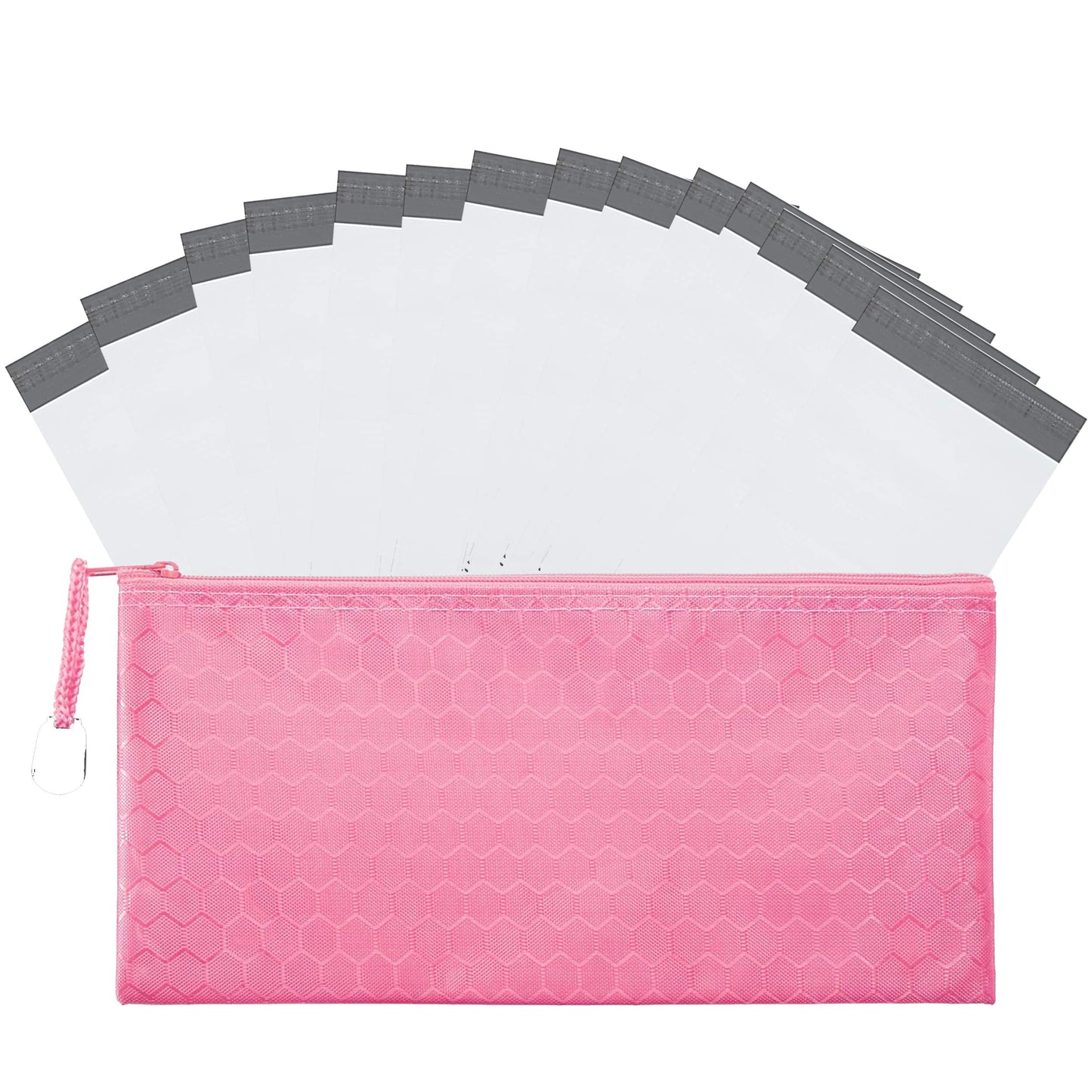 Trail Essentials Feminine Personal Disposal Seal Bags- 100 White Opaque Seal Bags for Sanitary, Discreet Disposal for Tampons, Pads, and Liners (Pink)