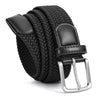 Elastic Braided Belt Men - Multicolored Woven Belt for Golf Work Casual, Stretch Comfort for Jeans Pant Shorts