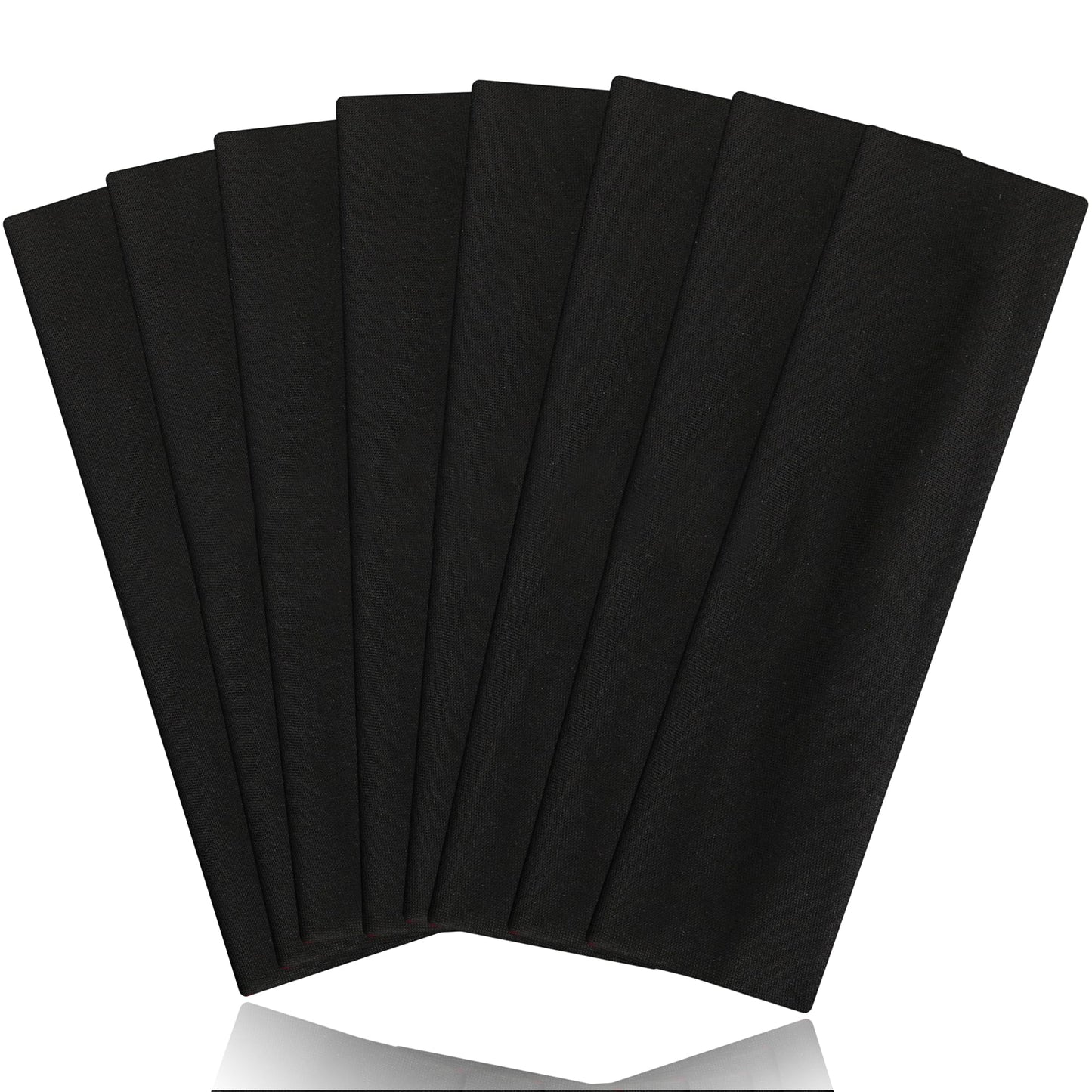 8PCS Summer-Exclusive Non Slip Sports Elastic Soft Running Fashion Headbands Absorb Sweat for Women & Men Working Out, Travel