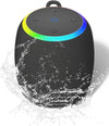 Bluetooth Speaker, Portable Wireless Bluetooth 5.3, 15W Clear Bass, IPX6 Waterproof, LED Lights, AUX/TF/USB, Dual TWS Pairing, 12H Playtime, Small Speakers for Home Outdoor Beach, Ideal Gift