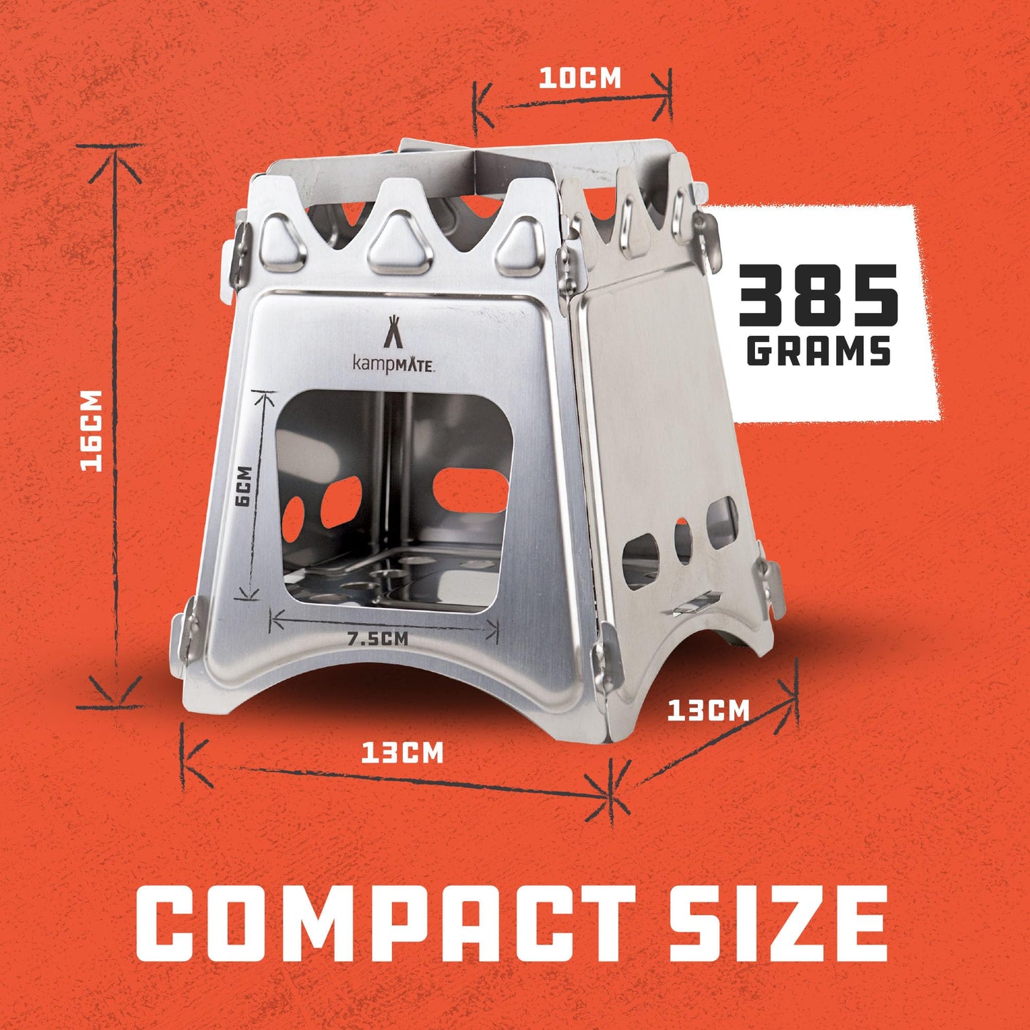 Portable Camping Stove Wood, Wood Stove Camping, Outdoor Compact Campfire, Survival Cooking Gear, Backpacking Stoves, Emergency Backpack Stoves, Hiking Burner, Foldable with Nylon Case