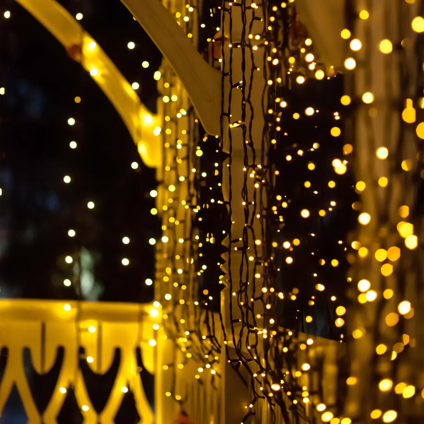 Selarlyt 2 Pack Solar String Lights for Outside, 72FT 200 LED Solar Christmas Lights Outdoor with 8 Lighting Modes, IP65 Waterproof Solar String Lights Outdoor for Garden Party Tree Decor,Warm White