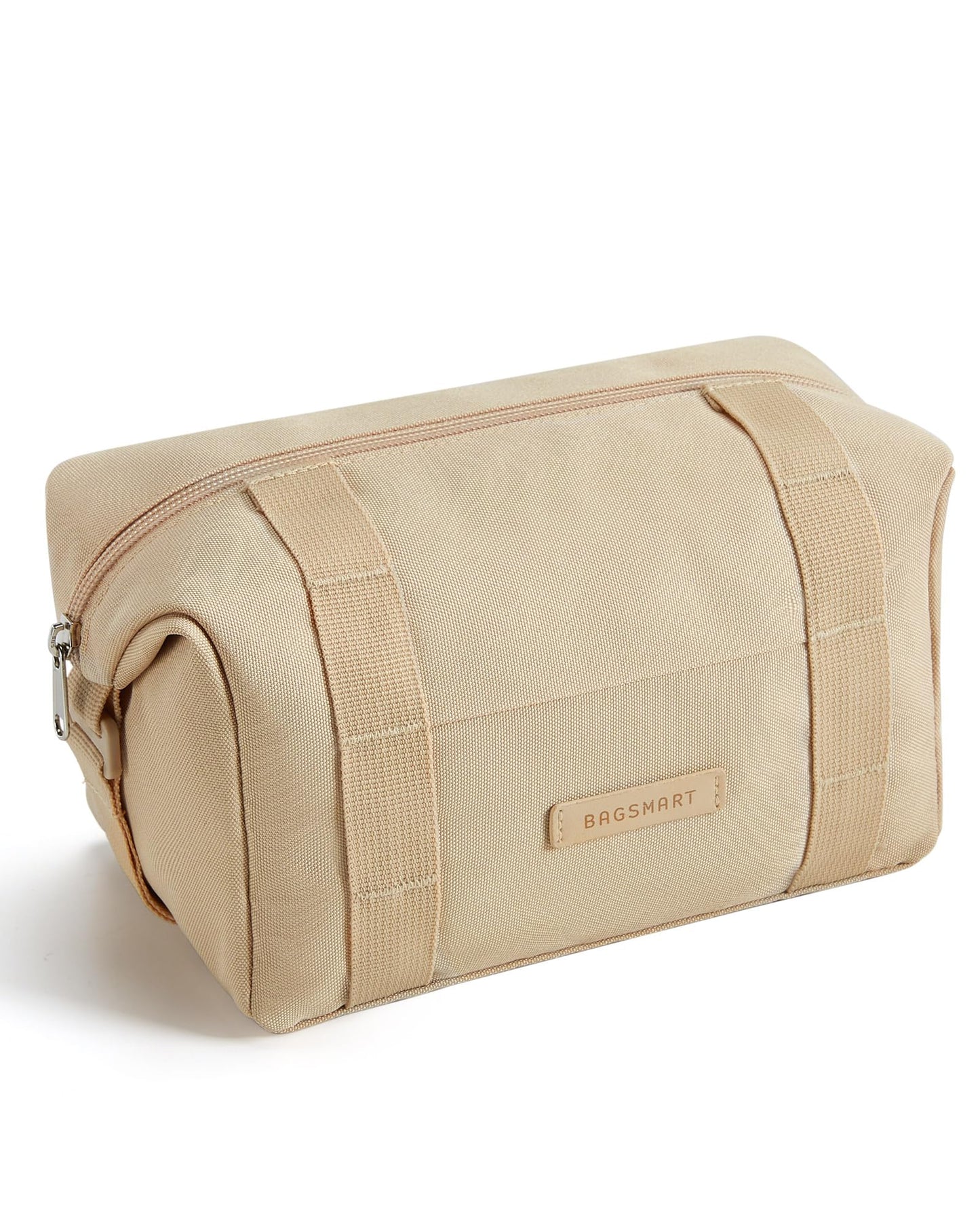 BAGSMART Toiletry Bag for Women, Travel Cosmetic Makeup Bag Organizer Water-resistant, Large Hanging Dopp Kit Gifts for Womens Toiletries Essentials Accessories, Pink