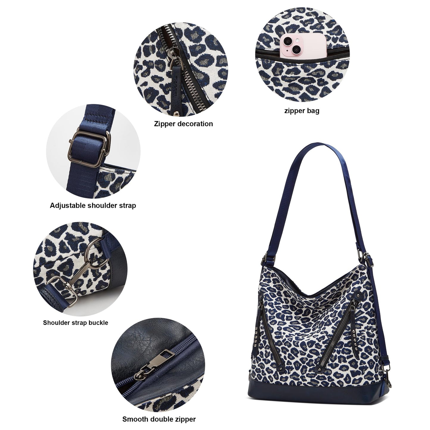 Women Fashion Handbags Wallet Tote Bag Shoulder Bag Top Handle Satchel Purse Set