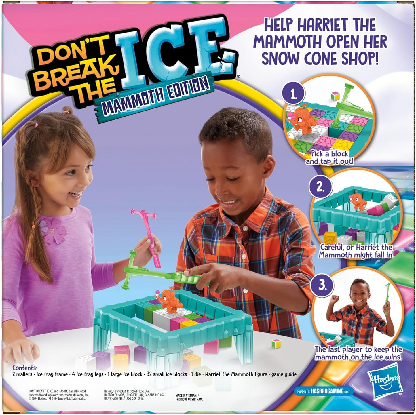 Don’t Break The Ice Mammoth Edition Board Game | Ages 3 and Up | 2 to 4 Players | Preschool and Kids Games (Amazon Exclusive)