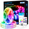 DAYBETTER Smart RGB Led Strip Lights, 50ft Led Lights for Bedroom with App Control, Multicolor Changing Led Light Strips Apply for Home Decor, Living Room, Kitchen, Home Party Decoration, 12V