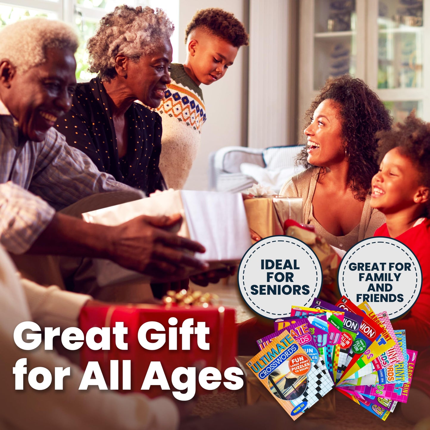 12-Pack 1000+ Large WordSearch Puzzle Books for Adults, Aging Seniors Brain Stimulation Giant Print Words Activity Books (Variety Pack Bulk), Paperback - 8x10