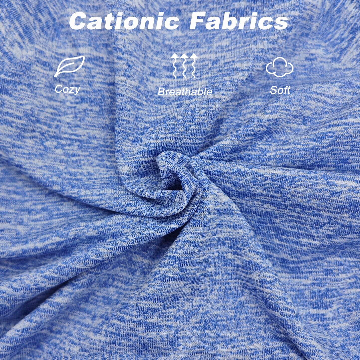 LeoTube Knee Pillow Cover with Elastic Strap for Contour Legacy Leg & Knee Foam Support Pillow, Compatible with Knee Pillow for Side Sleepers-Cover ONLY(Blue)