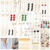 Gold Brooches Pins Charms for Socks: LOTOFUN Fashion 12,80,110PCS Rhinestone Pearl Bling Junk Sock Bulk Button - Decorative Safety Pins Brooch for Women Shoes Clothes Sweater Hat Pant