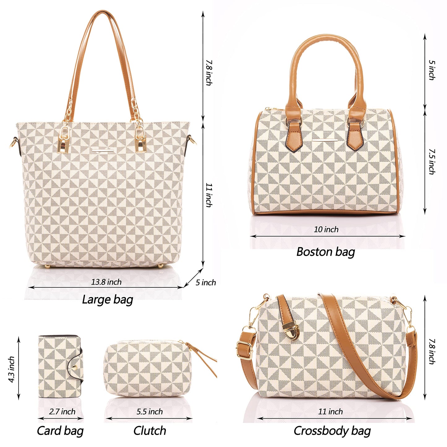 2E-youth Designer Purses And Handbags For Women Satchel Shoulder Bag Tote Bag For Work Clutch Purses (2-beige)