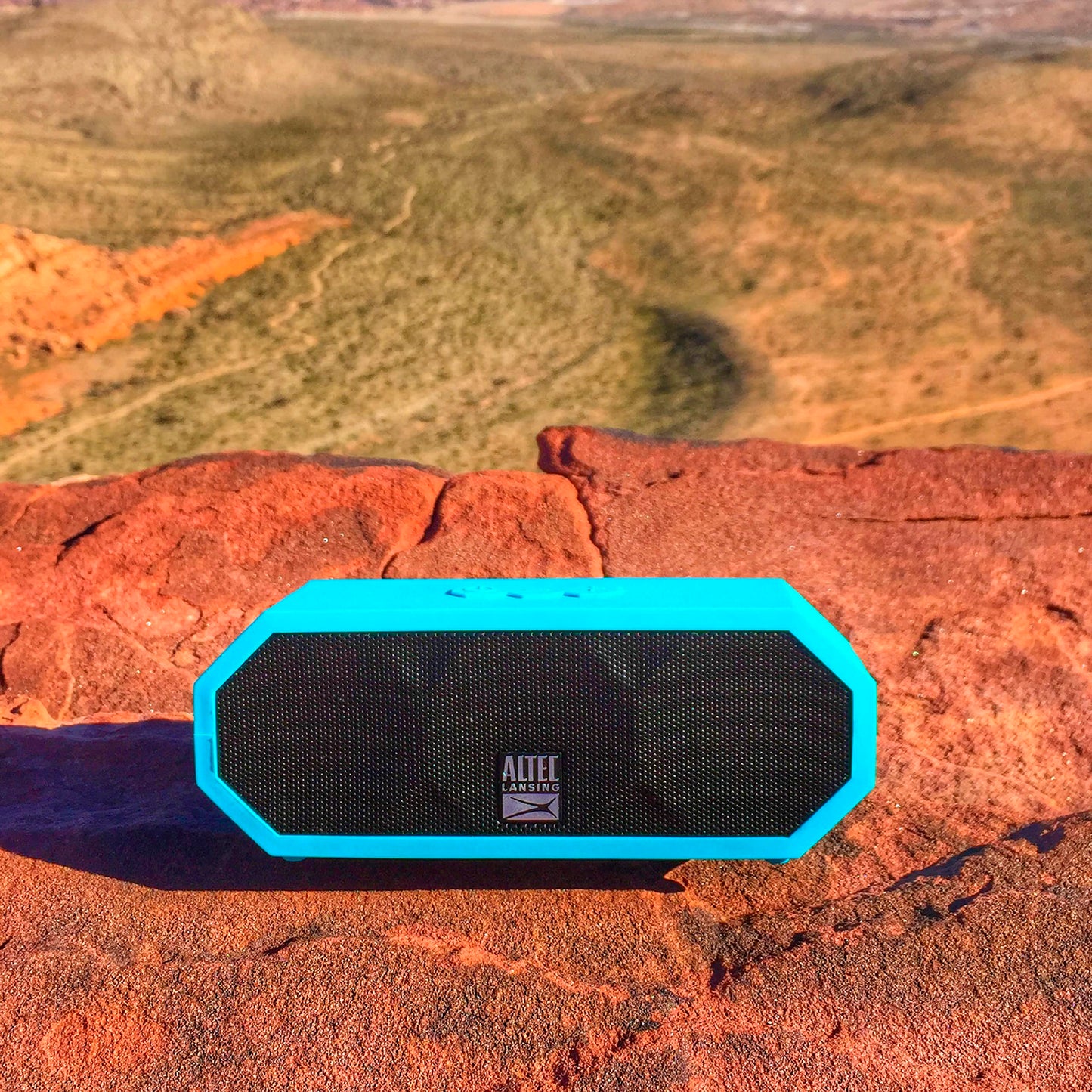 Altec Lansing Jacket H2O 2 - Waterproof Bluetooth Speaker with 3.5mm Aux Port, IP67 Certified & Floats in Water, Compact & Portable Speaker for Travel & Outdoor Use, 8 Hour Playtime