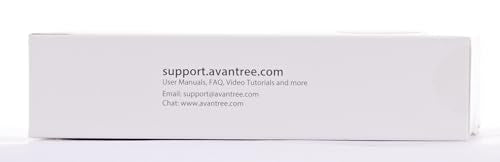 Avantree CK11 Hands Free Bluetooth 5.0 Car Kits, 3W Loud Speakerphone, Support Siri Assistant & Motion Auto On Off, Volume Knob, Wireless in Car Handsfree Speaker with Visor Clip - Titannium