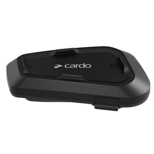 Cardo Systems Spirit Motorcycle Bluetooth Communication Headset - Black, Single Pack
