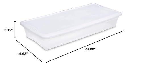 Sterilite 19608006 41QT Underbed Store Box