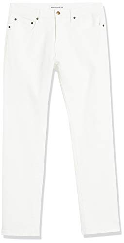 Amazon Essentials Men's Athletic-Fit Stretch Jeans - Bright White, 30W x 29L