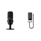 HyperX SoloCast – USB Condenser Gaming Microphone, for PC, PS4, PS5 and Mac, Tap-to-Mute Sensor, Cardioid Polar Pattern, great for Streaming, Podcasts, Twitch, YouTube, Discord,Black