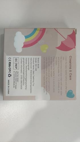 akolik Baby Teething Toys, Teething Relief Toy, BPA Free Baby Chew Toys Infant Toys Newborn Accessories, Teethers for Babies 0-3-6-9-12 Months Old Boys Girls