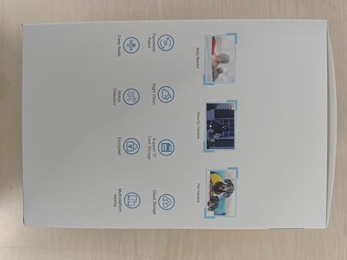 litokam Security Camera Indoor 2K, 360 Pan/Tilt Cameras for Home Security with Motion Detection, Baby Monitor for Pet/Dog with Night Vision, 2.4GHz WiFi Cam with Phone App & 2-Way Audio