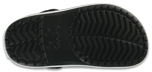 Crocs Unisex-Child Crocband Clogs (Todder Shoes), Black, 4 Toddler