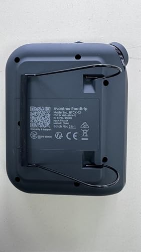 Avantree Roadtrip - Car Bluetooth Speaker & Wireless FM Transmitter Kit 2-in-1 for Streaming Cell Phone Audio to Car Speaker with Hands-Free 6W Speakers, Built-in Mic, and Long 22hr Playtime