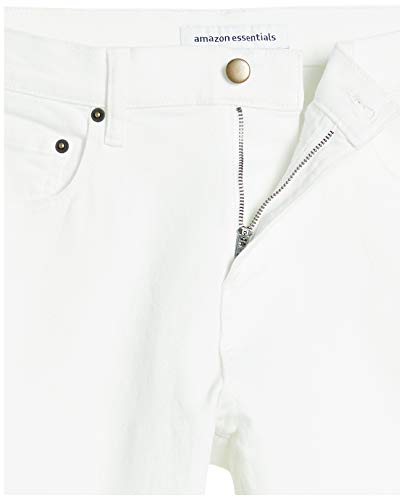 Amazon Essentials Men's Athletic-Fit Stretch Jeans - Bright White, 30W x 29L