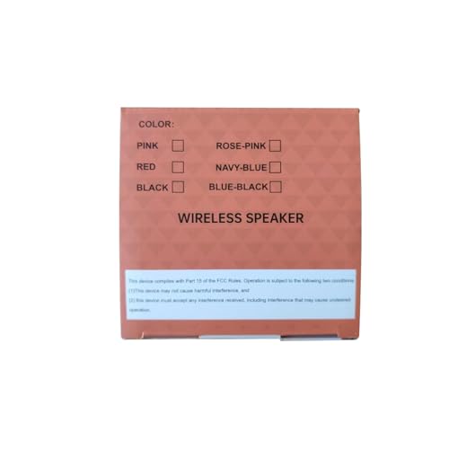 Bluetooth Speaker Wireless,IP67 Waterproof & Dustproof Portable Speaker with Lights,15W Loud Stereo Sound, 2500mAh Battery All Day Playtime, TWS Pairing, BT5.3, Home/Party/Outdoor/Beach (Pink)