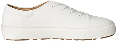 Amazon Essentials Women's Comfortable Lace Up Sneakers, White, 8.5