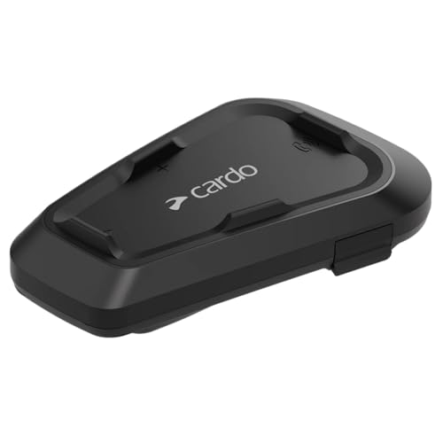 Cardo Systems Spirit Motorcycle Bluetooth Communication Headset - Black, Single Pack