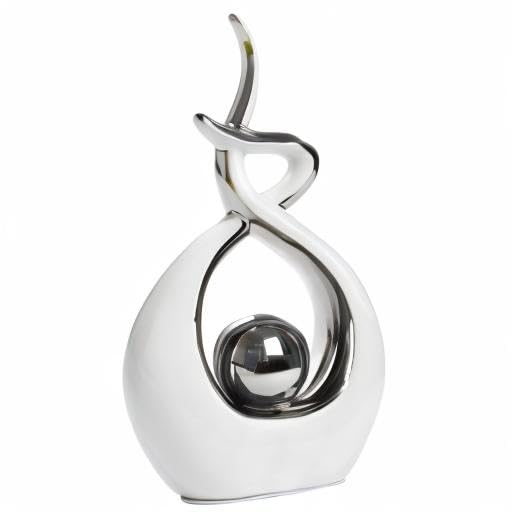 Norrclp Home Decor Modern Abstract Art Ceramic Statue Table Decorations for Dining Room Living Room Office Centerpiece