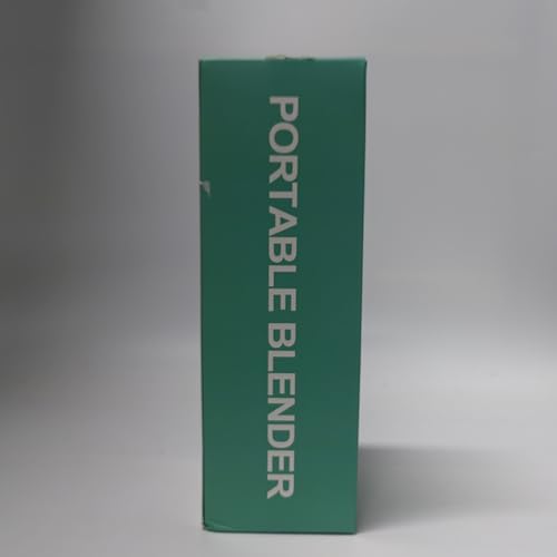 DoubleCare Portable Blender Cup,Electric USB Juicer Blender,Mini Blender Portable Blender For Shakes and Smoothies, Juice,380ml, Six Blades Great for Mixing,white, grey