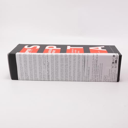 SPTA 3Pcs Car Detailing Brush Kit, Leather & Textile Interior Brush, Comfortable Grip and Scratch-Free Cleaning for Dashboard, Wheels, Seats, Foot Mats and Small Areas, Black