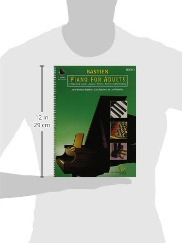 KP1B - Bastien Piano for Adults, 1 Book Only: A Beginning Course: Lessons, Theory, Technic, Sight Reading