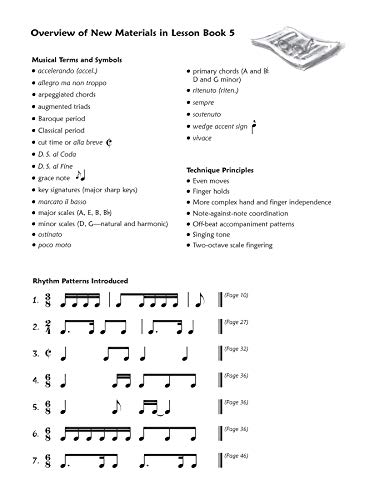 Premier Piano Course Lesson Book, Bk 5 (Premier Piano Course, Bk 5)