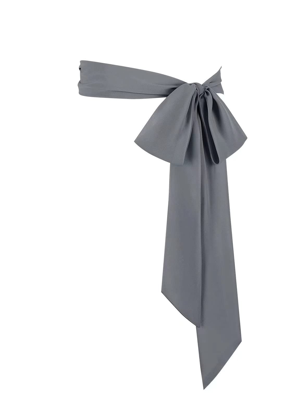 Women's Long Chiffon Sash Waist Belt For Bridal Wedding Bridesmaid Prom Formal Special Occasion Dresses Belt 3'' Wide