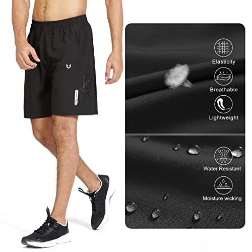 NORTHYARD Men's Athletic Running Shorts Quick Dry Workout Shorts 7"/ 5"/ 9" Lightweight Sports Gym Basketball Tennis Hiking Exercise LODENFROST 4XL
