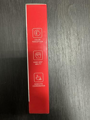 Food Quality Baby Rattle - Teething Ring - BPA - Free,Suitable for Choking - Design,Grip strengthening,Suitable for Hearing Development and Teeth Development,Ideal for Babies Aged 0-36 Months (White)