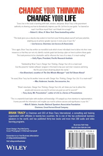 Change Your Thinking, Change Your Life: How to Unlock Your Full Potential for Success and Achievement