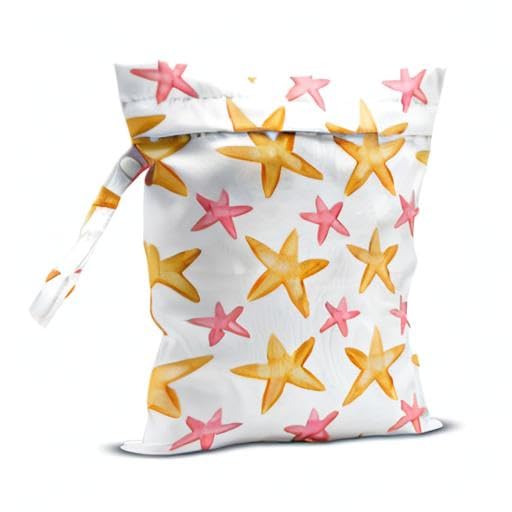 zcyxuuw Wet Dry Bag, Wet Bag for Swimsuit, Travel, Beach, Pool, Diapers, Dirty Yoga Gym Clothes, Makeup Bag, Beach Wedding Supplies, Waterproof Reusable Shell Pearl Starfish Whale