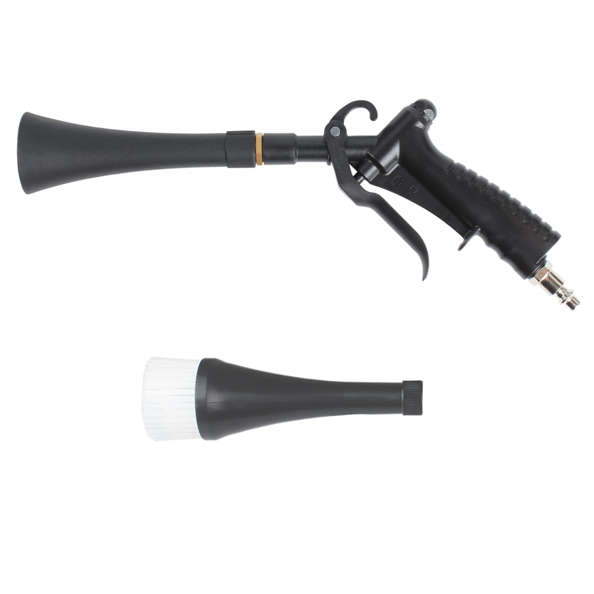 Air Blower Gun for Car Detailing Cleaning Tool with Tapered Nozzle, Tornado Blow Gun Car Clean Gun, Works with Air Compressor