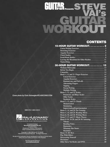 Guitar World Presents Steve Vai's Guitar Workout | Advanced Guitar Exercises, Scales, Chords, Music Theory, and Sight-Reading | 10-Hour and 30-Hour Practice Routines for Shredding