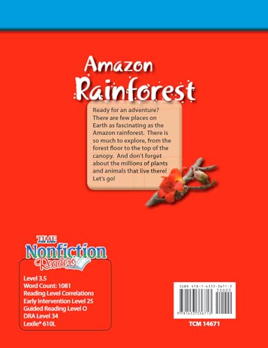 Amazon Rainforest (TIME FOR KIDS Educational Reader for 3rd Grade students, Kids age 6-10 ) (TIME FOR KIDS® Nonfiction Readers)